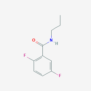 molecular formula C10H11F2NO B4568528 2,5-difluoro-N-propylbenzamide 