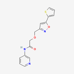 N-3-pyridinyl-2-{[5-(2-thienyl)-3-isoxazolyl]methoxy}acetamide