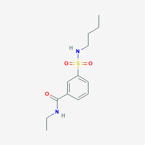 3-(butylsulfamoyl)-N-ethylbenzamide