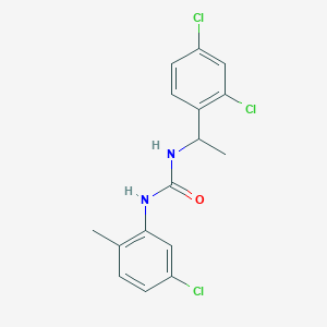 N-(5-chloro-2-methylphenyl)-N'-[1-(2,4-dichlorophenyl)ethyl]urea