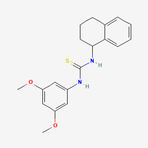 N-(3,5-dimethoxyphenyl)-N'-(1,2,3,4-tetrahydro-1-naphthalenyl)thiourea