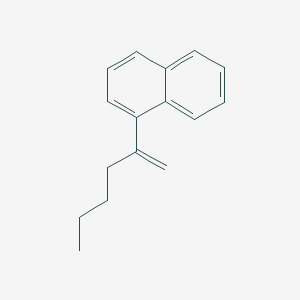 B045689 1-(Hex-1-EN-2-YL)naphthalene CAS No. 118319-43-0