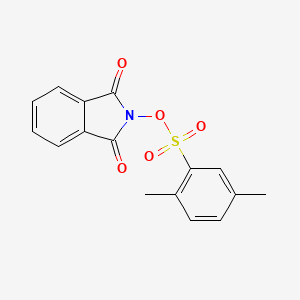 molecular formula C16H13NO5S B4568920 2-[(2,5-二甲苯磺酰)氧基]-1H-异吲哚-1,3(2H)-二酮 