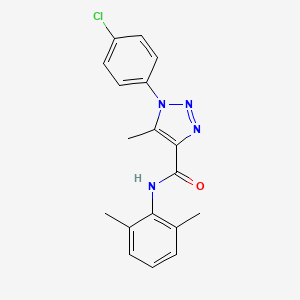 1-(4-chlorophenyl)-N-(2,6-dimethylphenyl)-5-methyl-1H-1,2,3-triazole-4-carboxamide