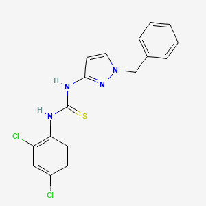 N-(1-benzyl-1H-pyrazol-3-yl)-N'-(2,4-dichlorophenyl)thiourea