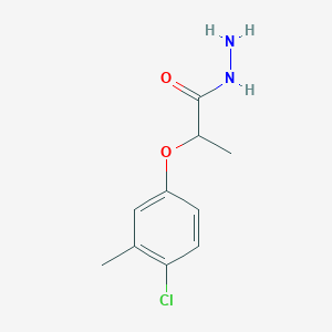 molecular formula C10H13ClN2O2 B456907 2-(4-氯-3-甲基苯氧基)丙酰肼 CAS No. 125096-54-0