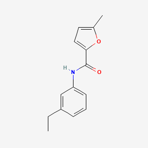 molecular formula C14H15NO2 B4569091 N-(3-乙基苯基)-5-甲基-2-呋喃酰胺 