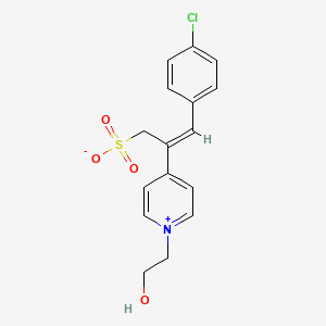 3-(4-chlorophenyl)-2-[1-(2-hydroxyethyl)-4-pyridiniumyl]-2-propene-1-sulfonate