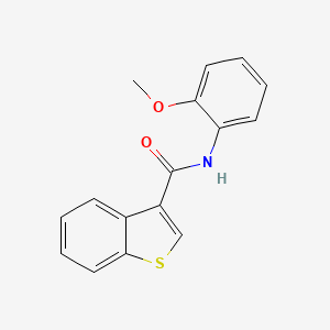 molecular formula C16H13NO2S B4569184 N-(2-甲氧基苯基)-1-苯并噻吩-3-甲酰胺 