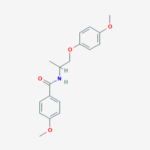 4-methoxy-N-[2-(4-methoxyphenoxy)-1-methylethyl]benzamide