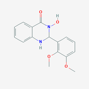 2-(2,3-dimethoxyphenyl)-3-hydroxy-2,3-dihydro-4(1H)-quinazolinone