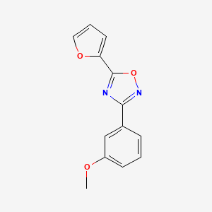 5-(Furan-2-yl)-3-(3-methoxyphenyl)-1,2,4-oxadiazole