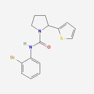 N-(2-bromophenyl)-2-(2-thienyl)-1-pyrrolidinecarboxamide