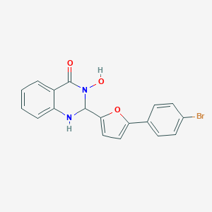 2-[5-(4-Bromophenyl)furan-2-yl]-3-hydroxy-1,2-dihydroquinazolin-4-one
