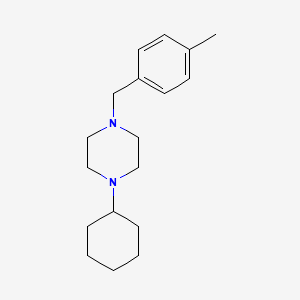 1-cyclohexyl-4-(4-methylbenzyl)piperazine