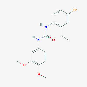 1-(4-Bromo-2-ethylphenyl)-3-(3,4-dimethoxyphenyl)urea