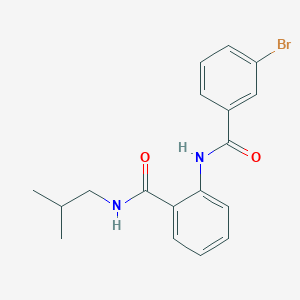 2-[(3-bromobenzoyl)amino]-N-isobutylbenzamide