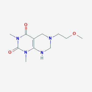 6-(2-methoxyethyl)-1,3-dimethyl-5,6,7,8-tetrahydropyrimido[4,5-d]pyrimidine-2,4(1H,3H)-dione