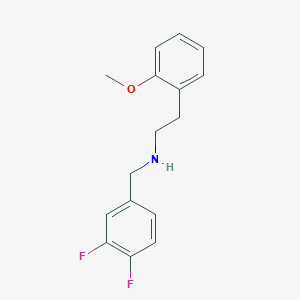 molecular formula C16H17F2NO B4570093 (3,4-difluorobenzyl)[2-(2-methoxyphenyl)ethyl]amine 