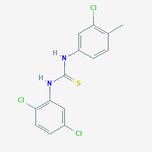 N-(3-chloro-4-methylphenyl)-N'-(2,5-dichlorophenyl)thiourea