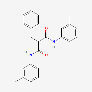 molecular formula C24H24N2O2 B4570462 2-苄基-N,N'-双(3-甲苯基)丙二酰胺 