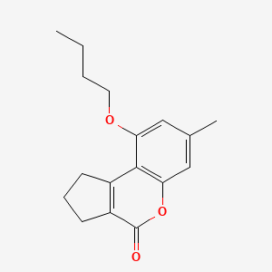 9-butoxy-7-methyl-2,3-dihydrocyclopenta[c]chromen-4(1H)-one