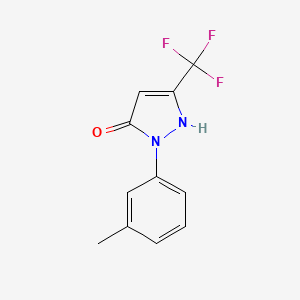 1-(3-methylphenyl)-3-(trifluoromethyl)-1H-pyrazol-5-ol