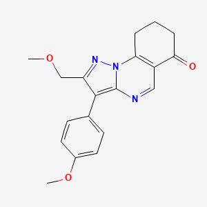 2-(methoxymethyl)-3-(4-methoxyphenyl)-8,9-dihydropyrazolo[1,5-a]quinazolin-6(7H)-one