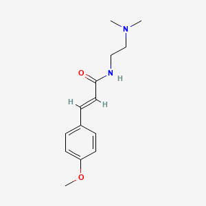 molecular formula C14H20N2O2 B4570841 N-[2-(二甲氨基)乙基]-3-(4-甲氧基苯基)丙烯酰胺 