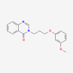 3-[3-(3-methoxyphenoxy)propyl]-4(3H)-quinazolinone