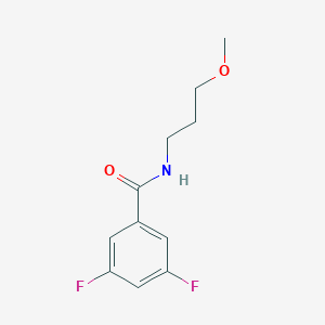 molecular formula C11H13F2NO2 B4570966 3,5-difluoro-N-(3-methoxypropyl)benzamide 