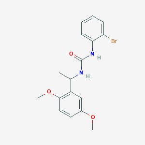 1-(2-Bromophenyl)-3-[1-(2,5-dimethoxyphenyl)ethyl]urea