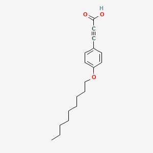 3-[4-(Nonyloxy)phenyl]prop-2-ynoic acid