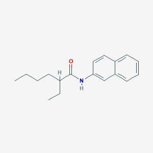 molecular formula C18H23NO B457123 2-ethyl-N-(2-naphthyl)hexanamide 