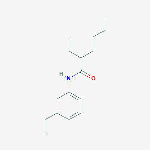 molecular formula C16H25NO B457127 2-ethyl-N-(3-ethylphenyl)hexanamide 