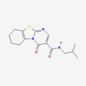 N-isobutyl-4-oxo-6,7,8,9-tetrahydro-4H-pyrimido[2,1-b][1,3]benzothiazole-3-carboxamide