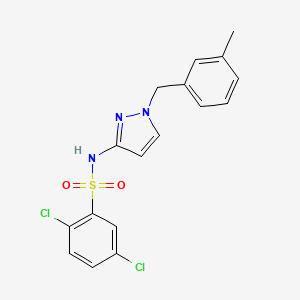 2,5-DICHLORO-N~1~-[1-(3-METHYLBENZYL)-1H-PYRAZOL-3-YL]-1-BENZENESULFONAMIDE