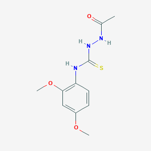 2-acetyl-N-(2,4-dimethoxyphenyl)hydrazinecarbothioamide