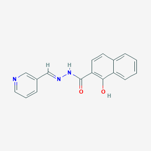 1-hydroxy-N'-(3-pyridinylmethylene)-2-naphthohydrazide