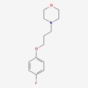 molecular formula C13H18FNO2 B4571457 4-[3-(4-氟苯氧基)丙基]吗啉 