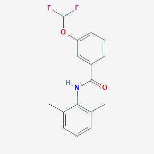 molecular formula C16H15F2NO2 B457146 3-(difluoromethoxy)-N-(2,6-dimethylphenyl)benzamide CAS No. 723253-84-7
