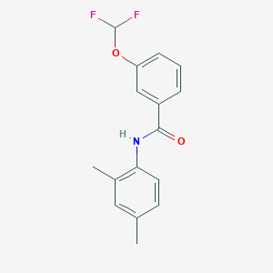 molecular formula C16H15F2NO2 B457153 3-(difluoromethoxy)-N-(2,4-dimethylphenyl)benzamide 