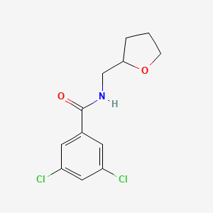 3,5-dichloro-N-(tetrahydro-2-furanylmethyl)benzamide