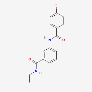 N-ethyl-3-[(4-fluorobenzoyl)amino]benzamide