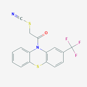 molecular formula C16H9F3N2OS2 B4571849 2-(CYANOSULFANYL)-1-[2-(TRIFLUOROMETHYL)-10H-PHENOTHIAZIN-10-YL]ETHAN-1-ONE 