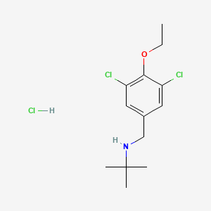 N-(3,5-dichloro-4-ethoxybenzyl)-2-methylpropan-2-amine hydrochloride