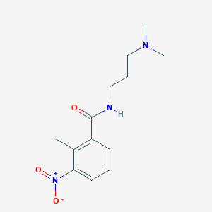 N-[3-(dimethylamino)propyl]-2-methyl-3-nitrobenzamide