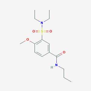 3-(diethylsulfamoyl)-4-methoxy-N-propylbenzamide