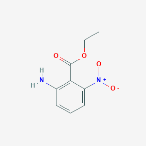 molecular formula C9H10N2O4 B045722 Ethyl 2-amino-6-nitrobenzoate CAS No. 115156-25-7