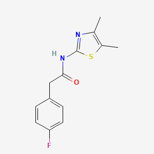 N-(4,5-dimethyl-1,3-thiazol-2-yl)-2-(4-fluorophenyl)acetamide